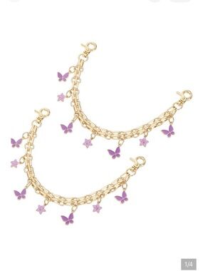 🆕 2Pcs 10" Purse Extender Chain Straps, Bag Accessories Charm for Women Handbags